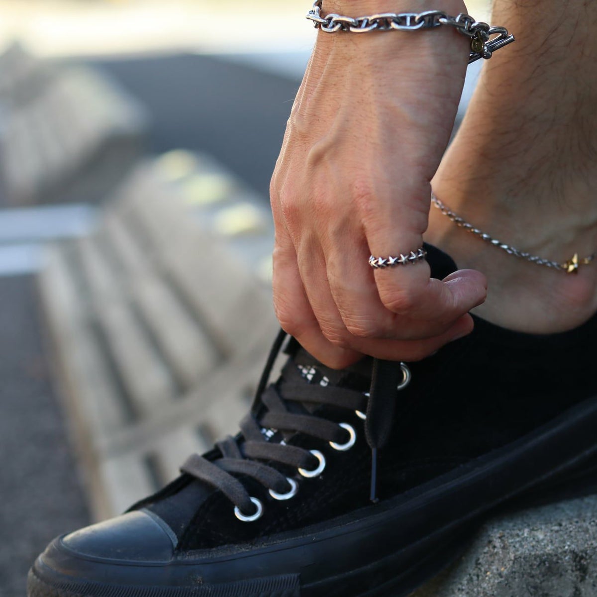 amp japan/アンプジャパン スタースタッズリング Star Studs Ring 