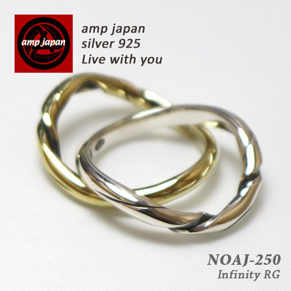 シルバーリング amp japan リング amp japan アンプジャパン マリア カレッジリング 指輪 シルバー925 メンズ HYAAS-200blue