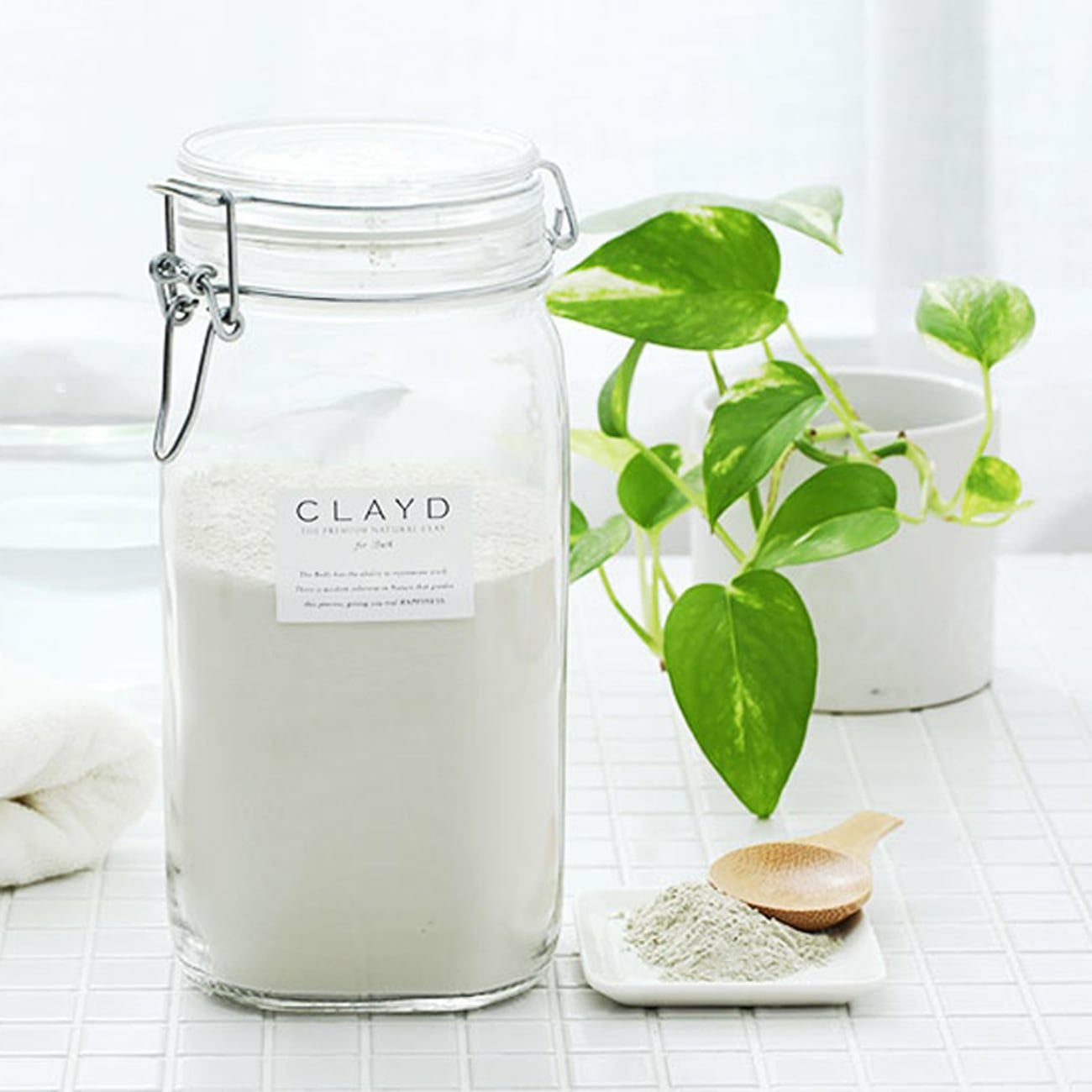 【中身のみ】CLAYD for Bath キャニスターセット 1kg 天然クレイ CLAYD/クレイド 高品質クレイ入浴剤 キャニスター1000 泥 パック