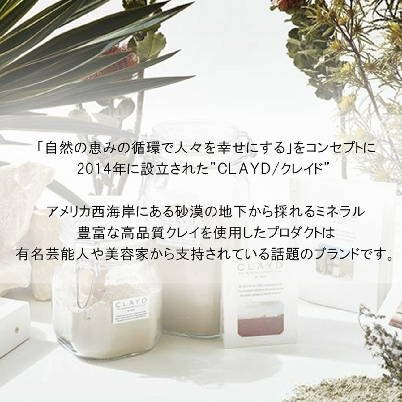 クレイド 入浴剤 パック 敏感肌 CLAYD/クレイド 高品質クレイ入浴剤 ワンタイム2個セット 泥 パック
