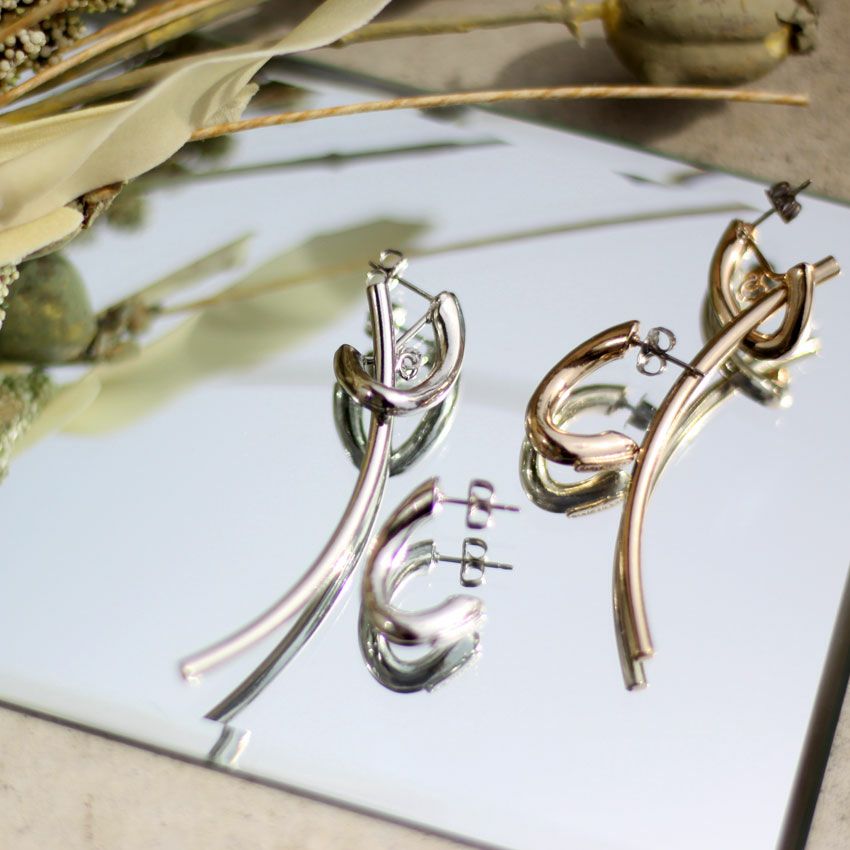 Sea'ds mara/シーズマーラ Asymmetry swing pierce 23A3-58 芸能人