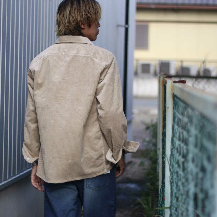 【wax london/ワックスロンドン】カジュアルジャケット　オーバーシャツ wax london/ワックスロンドン コーデュロイオーバーシャツペンコード