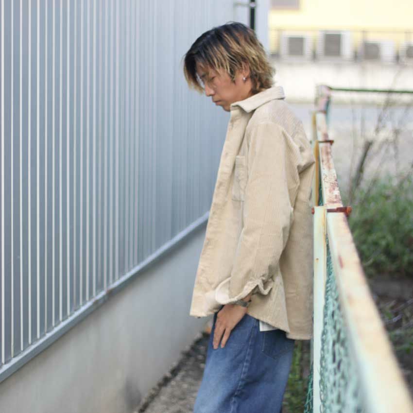wax london/ワックスロンドン コーデュロイオーバーシャツペンコード