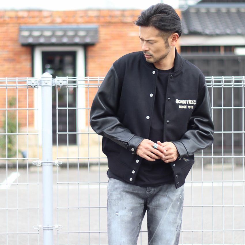 Schott/ショット SKOOKUM/×スクーカムコラボスタジャン 782-3252016