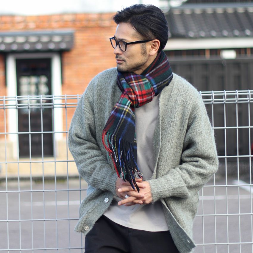 TWEEDMILL/ツイードミル tweedmill チェック柄マフラー ユニセックス