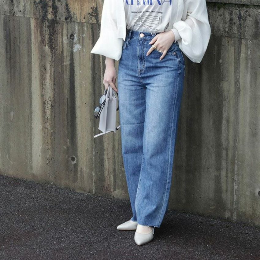 RED CARD/レッドカード “Manoa/マノア”Aero Jeans Wide Straight
