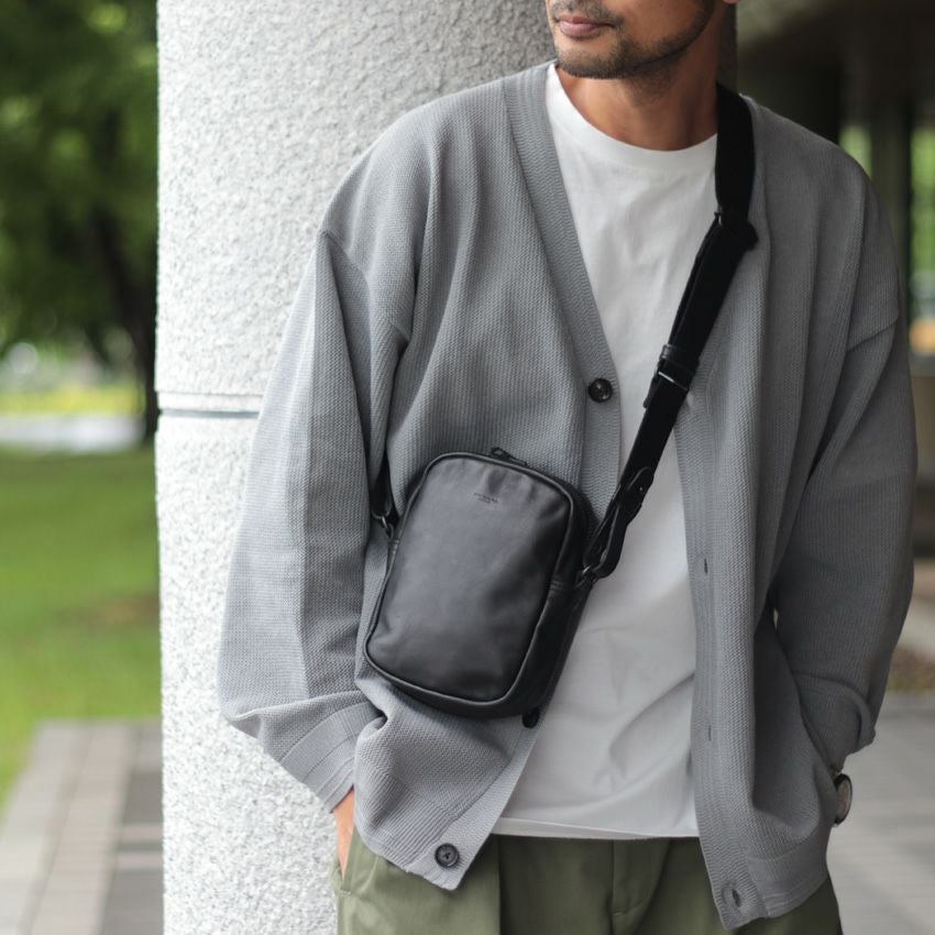 Butler Verner Sails/バトラーバーナーセイル 馬革縦型ショルダー