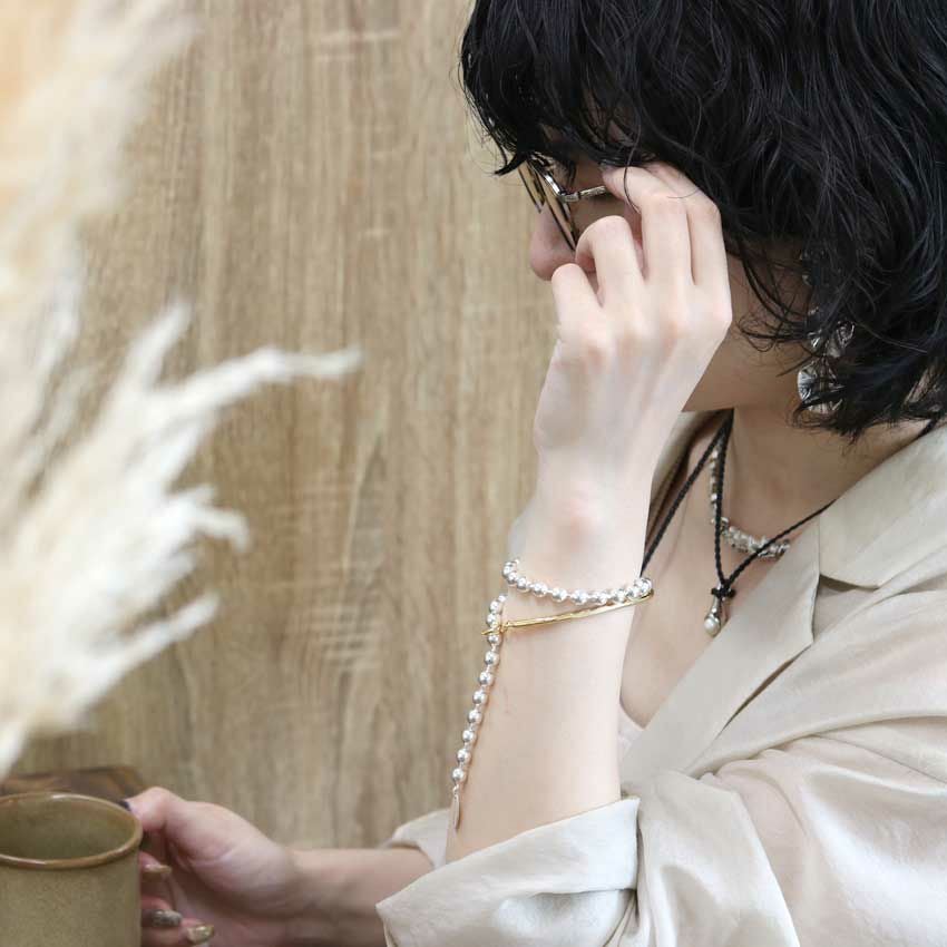 Sea'ds mara/シーズマーラ Combination ball chain Bracelet R20A1-23