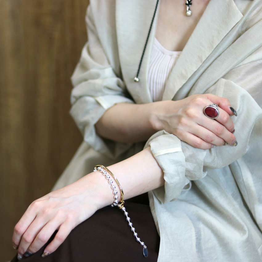 Sea'ds mara/シーズマーラ Combination ball chain Bracelet R20A1-23
