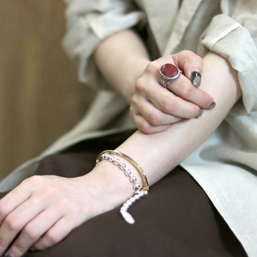 Sea'ds mara/シーズマーラ Combination ball chain Bracelet R20A1-23