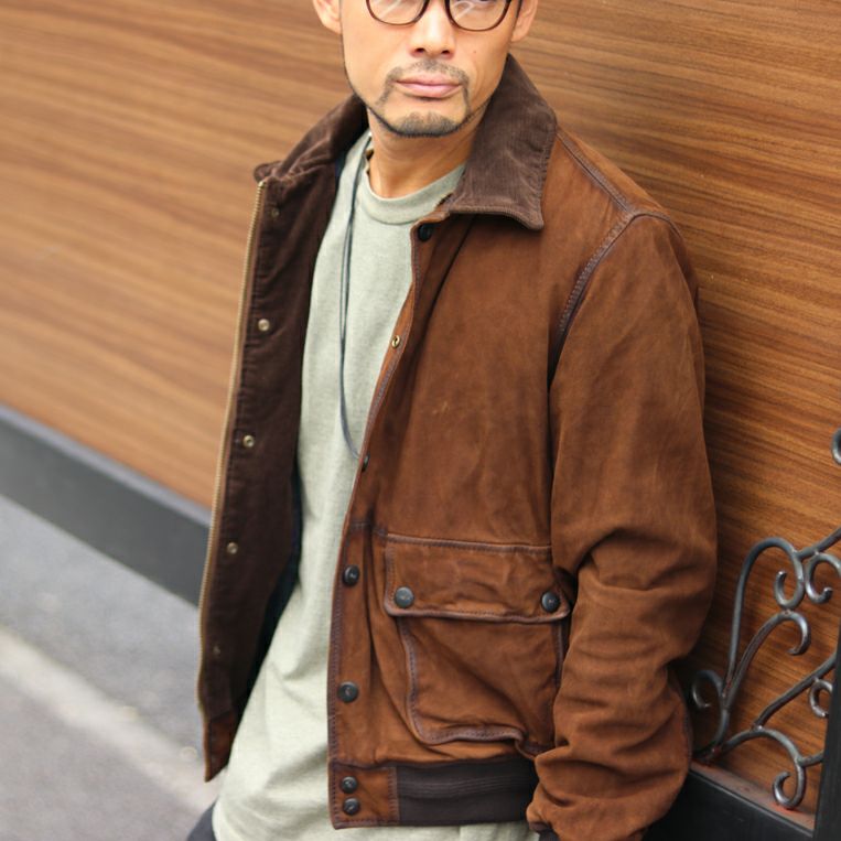 THE JACK LEATHERS/ジャックレザーズ スウェードジャケット JAK241-815