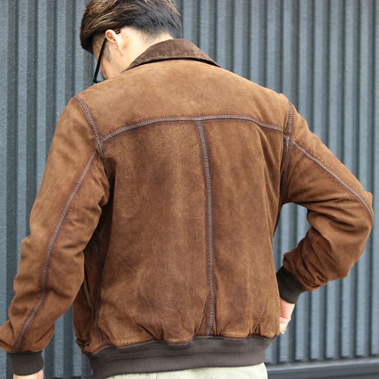 THE JACK LEATHERS/ジャックレザーズ スウェードジャケット JAK241-815