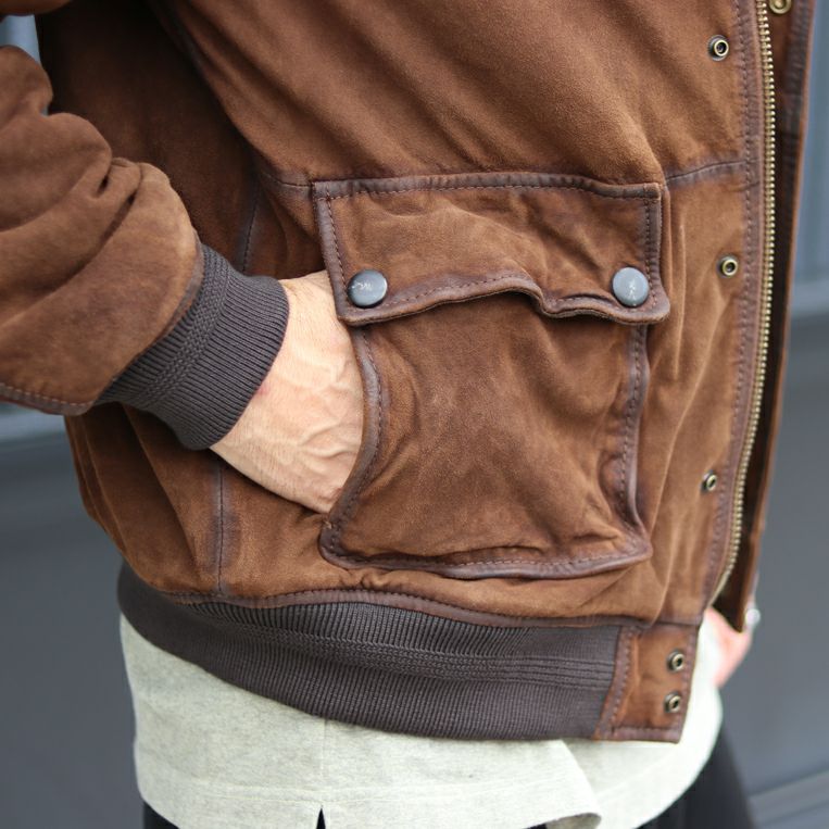 THE JACK LEATHERS/ジャックレザーズ スウェードジャケット JAK241-815