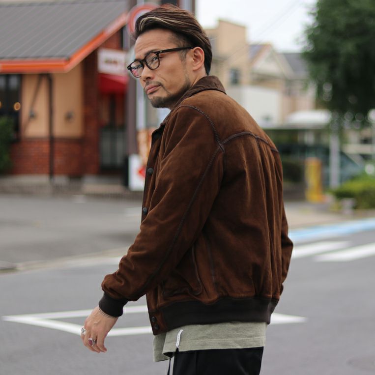 THE JACK LEATHERS/ジャックレザーズ スウェードジャケット JAK241-815