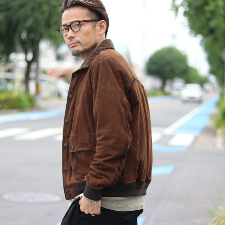 THE JACK LEATHERS/ジャックレザーズ スウェードジャケット JAK241-815