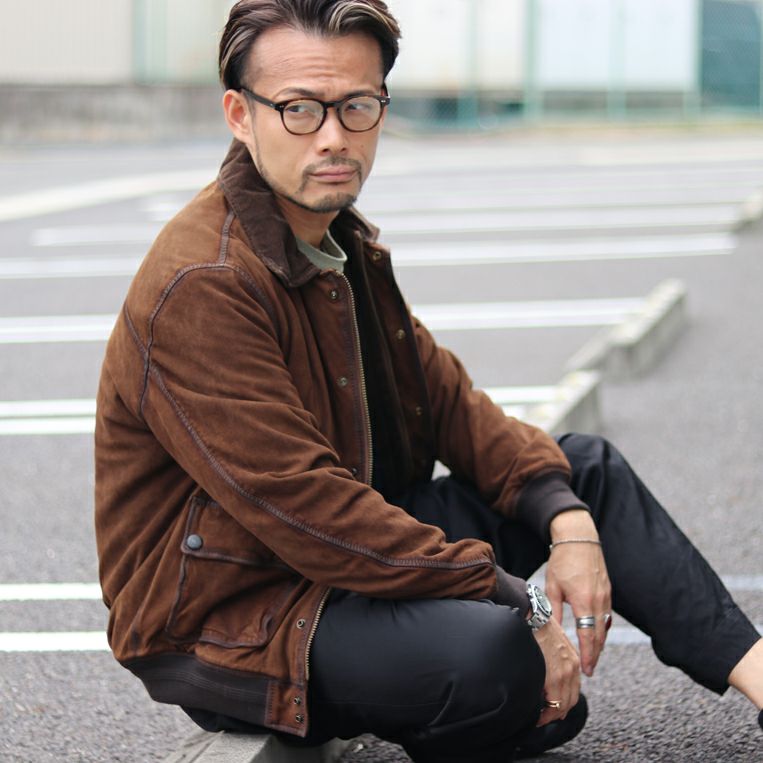 THE JACK LEATHERS/ジャックレザーズ スウェードジャケット JAK241-815