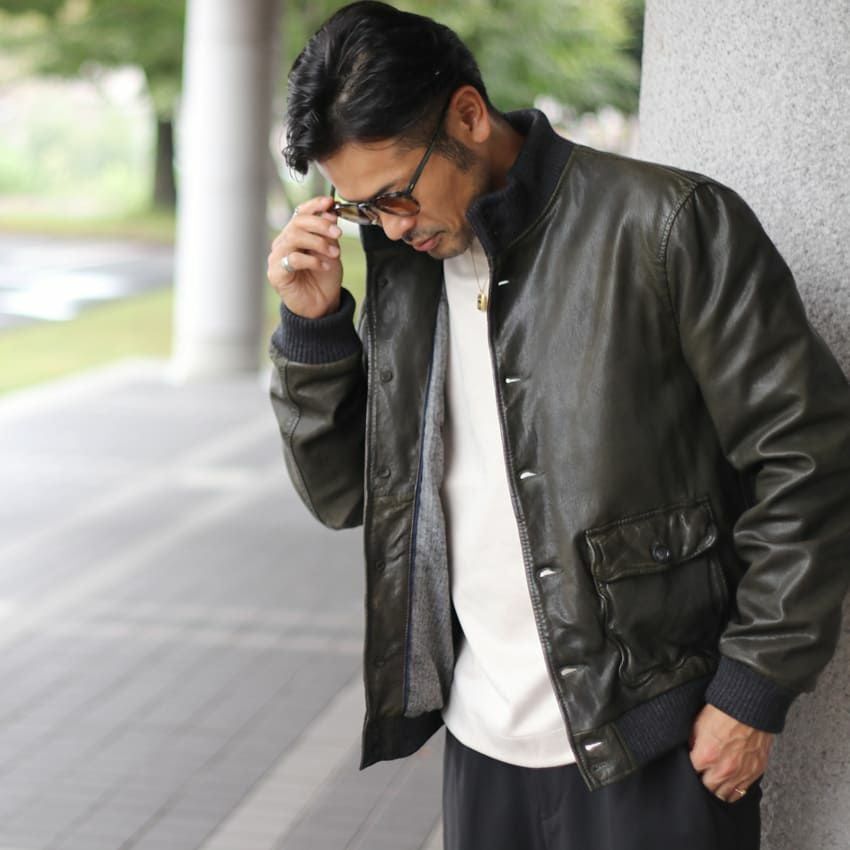 レザージャケット　(本革) THE JACK LEATHERS/ジャックレザーズ ヴァルスター型レザーブルゾン