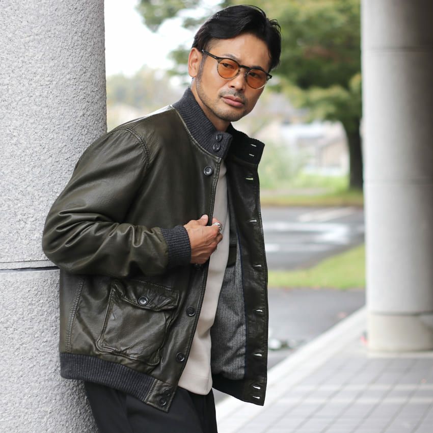 THE JACK LEATHERS/ジャックレザーズ ヴァルスター型レザーブルゾン