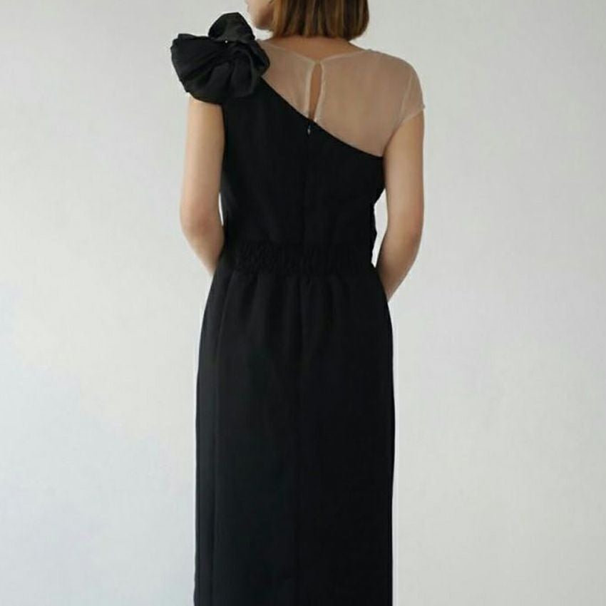 My shawty/マイシャウティー shiny frill dress a2405001 | Shunal