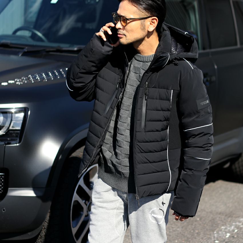 MACKAGE/マッカージュ “JASPER/ジャスパー”切り替えパイピングダウン