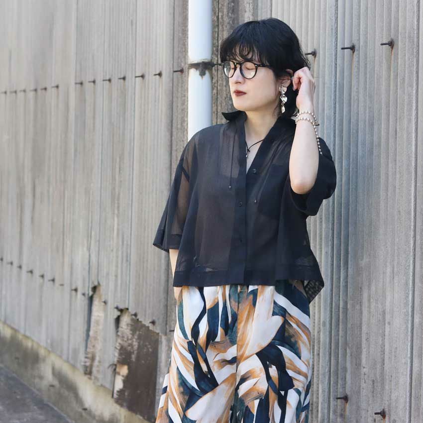 TODAYFUL /トゥデイフル Mesh Short Shirts メッシュショートシャツ