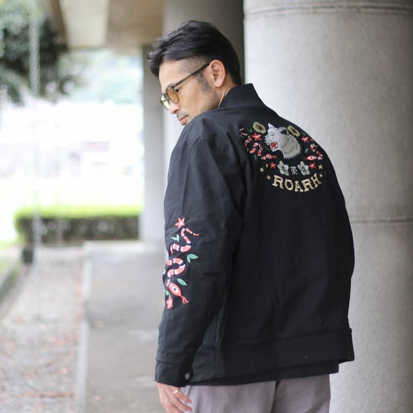 ROARK REVIVAL/ロアークリバイバル 刺繍ブルゾン RJJ1053 スカジャン 