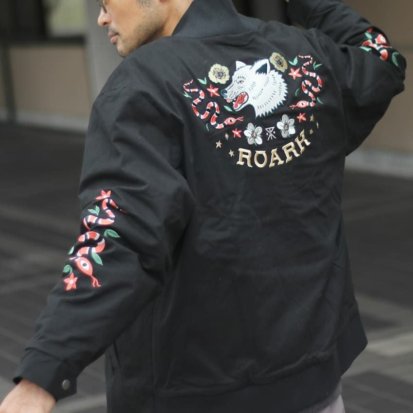 ROARK REVIVAL/ロアークリバイバル 刺繍ブルゾン RJJ1053 スカジャン 