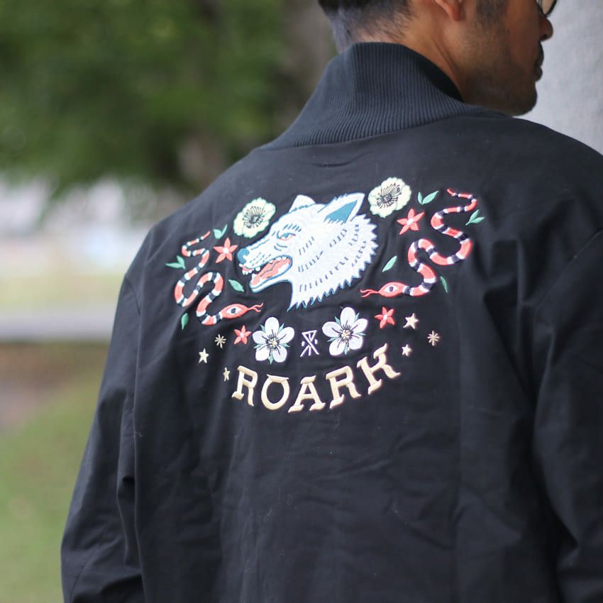 ROARK REVIVAL/ロアークリバイバル 刺繍ブルゾン RJJ1053 スカジャン