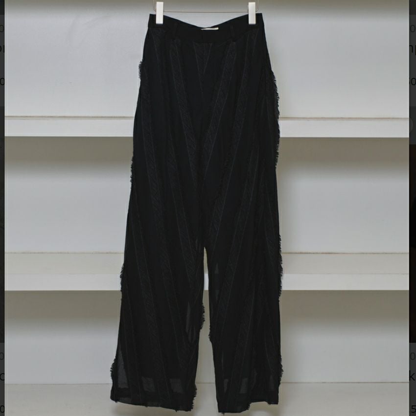 TODAYFUL /トゥデイフル Sheer Jacquard Trousers 12510705 ジャガード