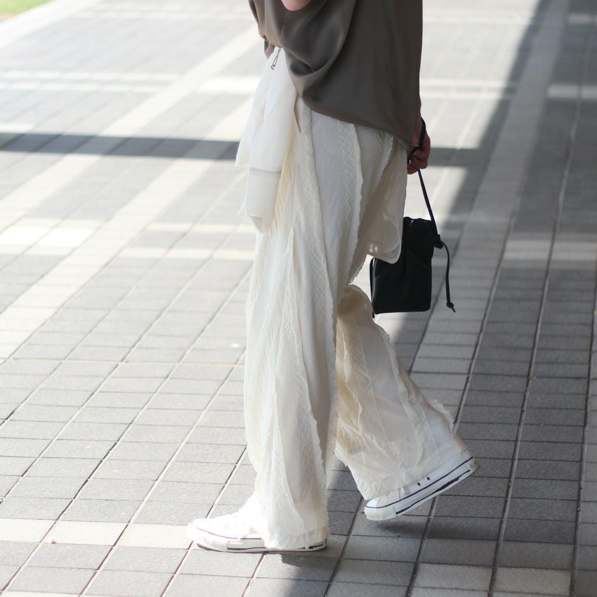 TODAYFUL /トゥデイフル Sheer Jacquard Trousers 12510705 ジャガード