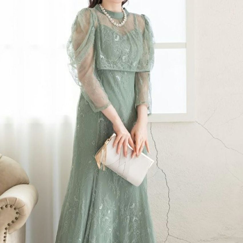 わお出品 ボレロセット3WAYレースドレス 82528 Dorry doll ドリードール