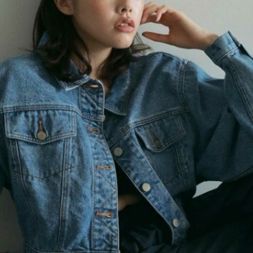 anuke/アンヌーク Short Denim Jacket ショートデニムジャケット