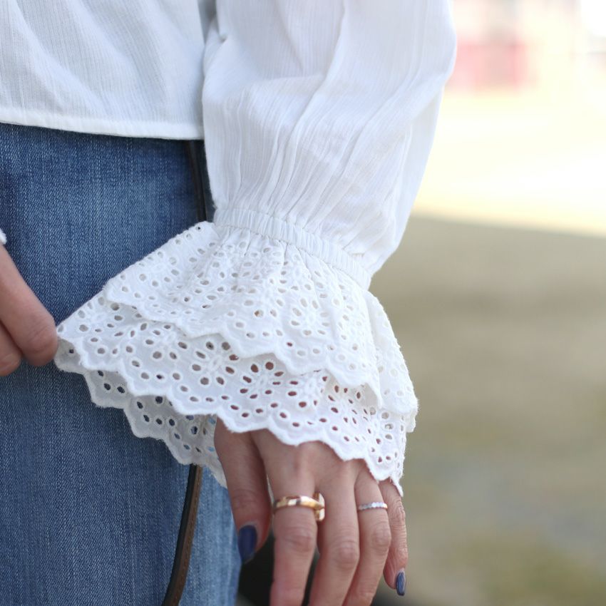 ［完売商品］Vneck lace blouse anuke/アンヌーク Vneck Lace Blouse 62510408 シャツ ブラウス V