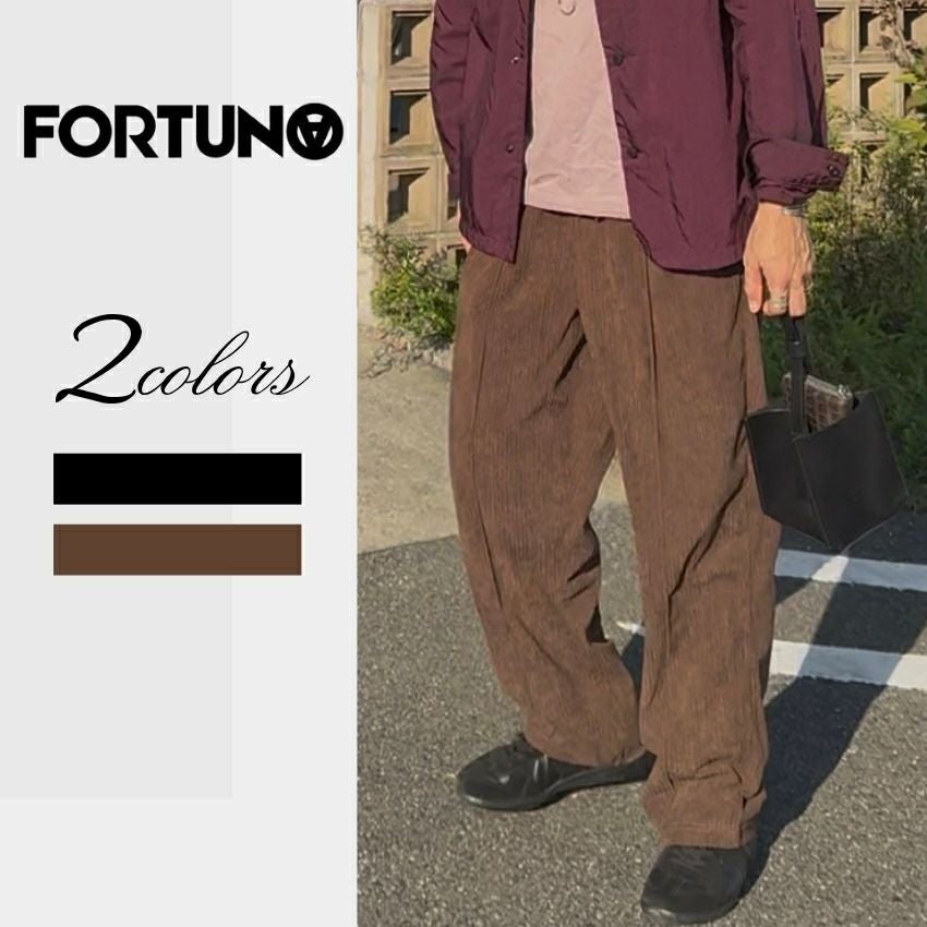 予約】FORTUNA HOMME/フォルトゥナオム ECOTEC Corduroy PT FHPT-0170