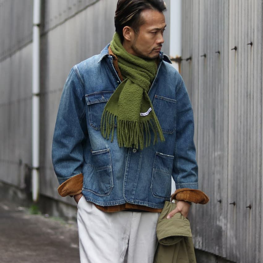 JOHNBULL/ジョンブル 12.5オンスデニムカバーオール JM243L07 ワーク 