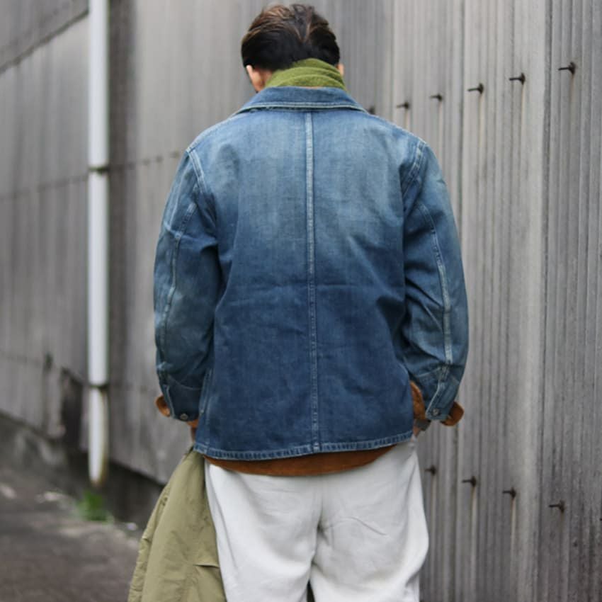 JOHNBULL/ジョンブル 12.5オンスデニムカバーオール JM243L07 ワーク