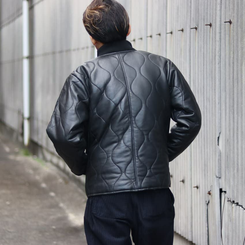 Schott/ショット ラムレザーキルティングショートジャケット