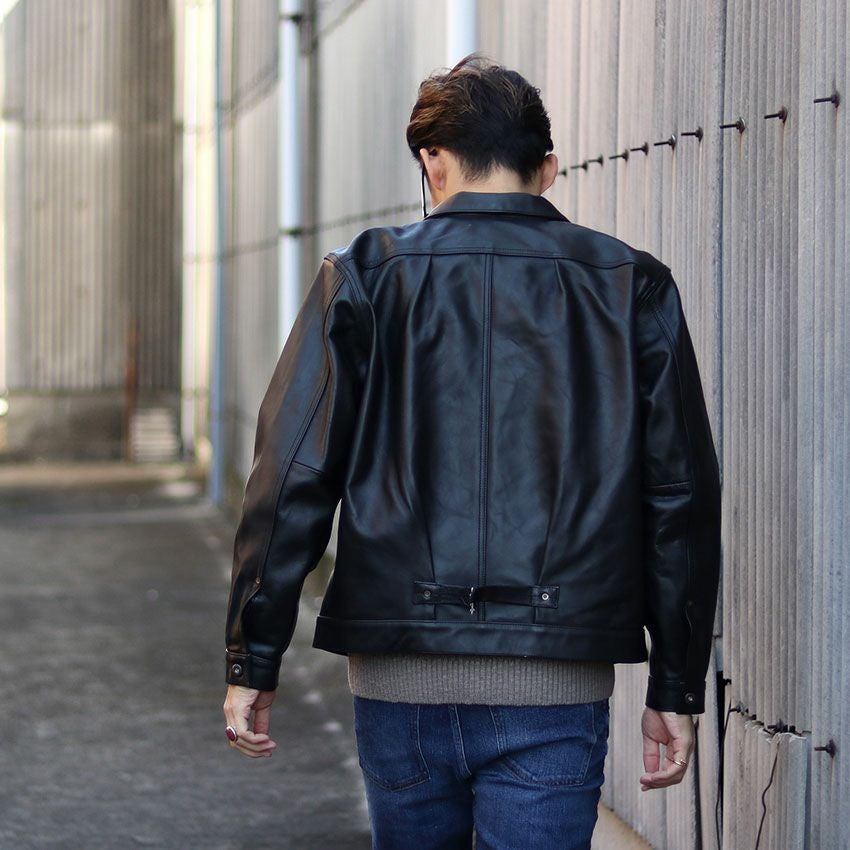 Schott ショット シープレザー 1st トラッカージャケット 782-3950128 