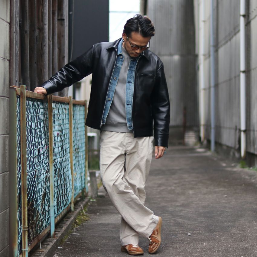Schott スエードレザージャケット アメカジ 42 Schott N.Y.C（ショット） 革ジャン ライダース Schott/ショット