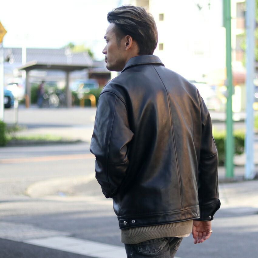 Schott/ショット レザートラッカージャケット 782-3950120 ブラック