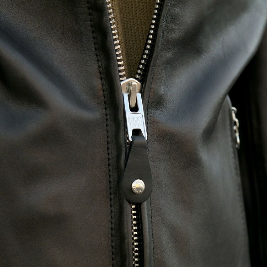 Schott/ショット レザートラッカージャケット 782-3950120 ブラック