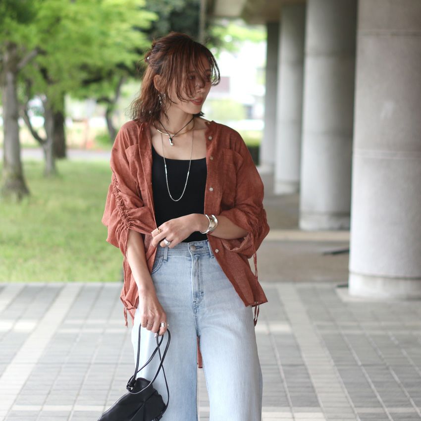 シシマル出品 CHIGNON/シニヨン シアーシャーリングSH 1652-190MK トップス シャツ