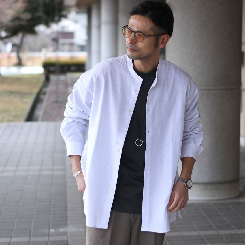 FORTUNA HOMME/フォルトゥナオム Double Linen Shirts FHSH-0183