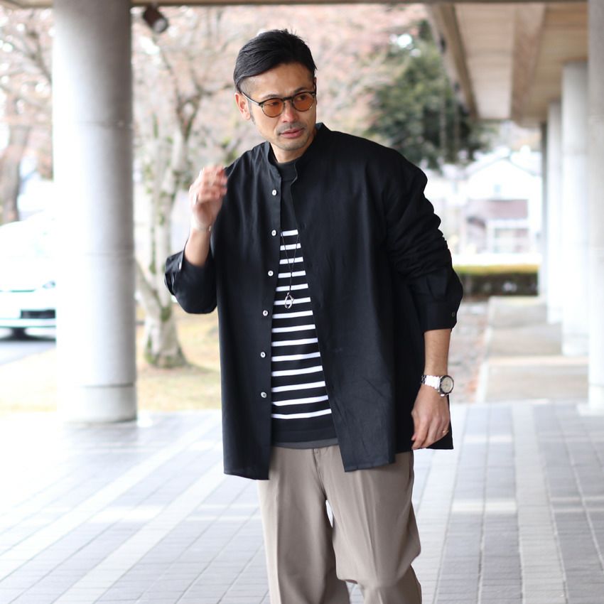 FORTUNA HOMME/フォルトゥナオム Double Linen Shirts FHSH-0183