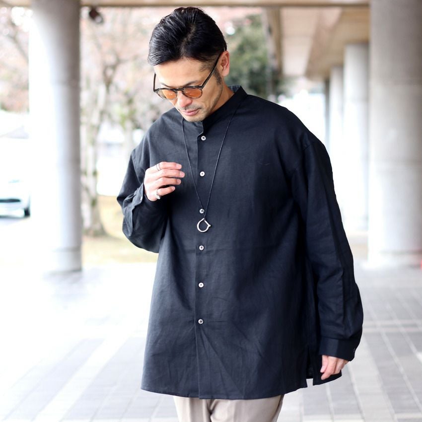 FORTUNA HOMME/フォルトゥナオム Double Linen Shirts FHSH-0183