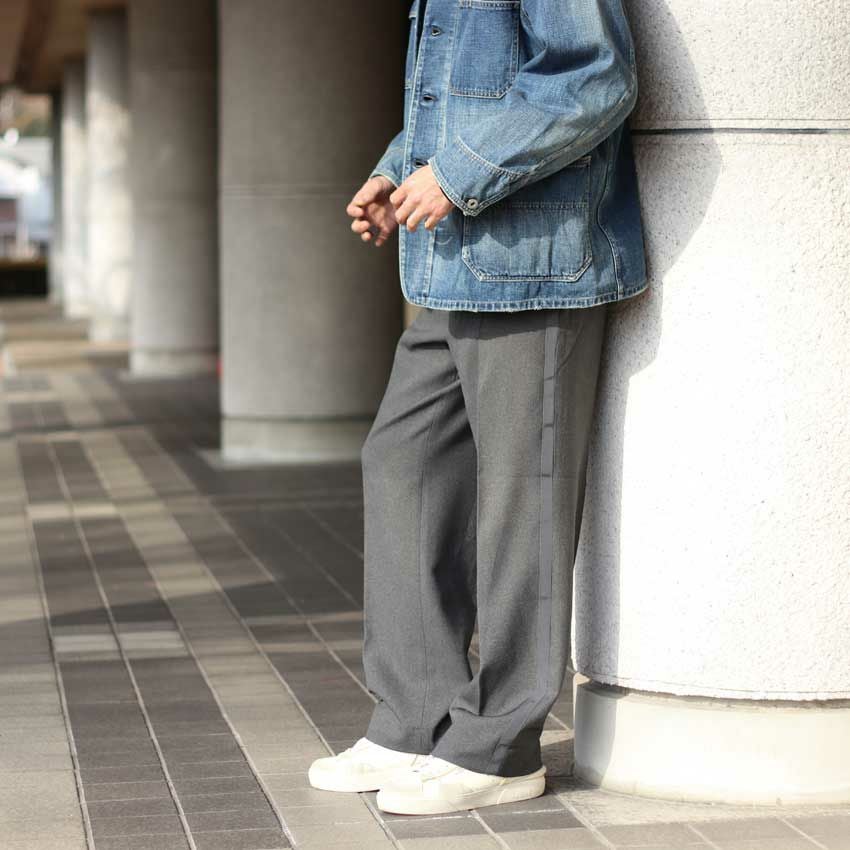 JOHNBULL/ジョンブル サイドラインスラックスパンツ JM251P21 センター