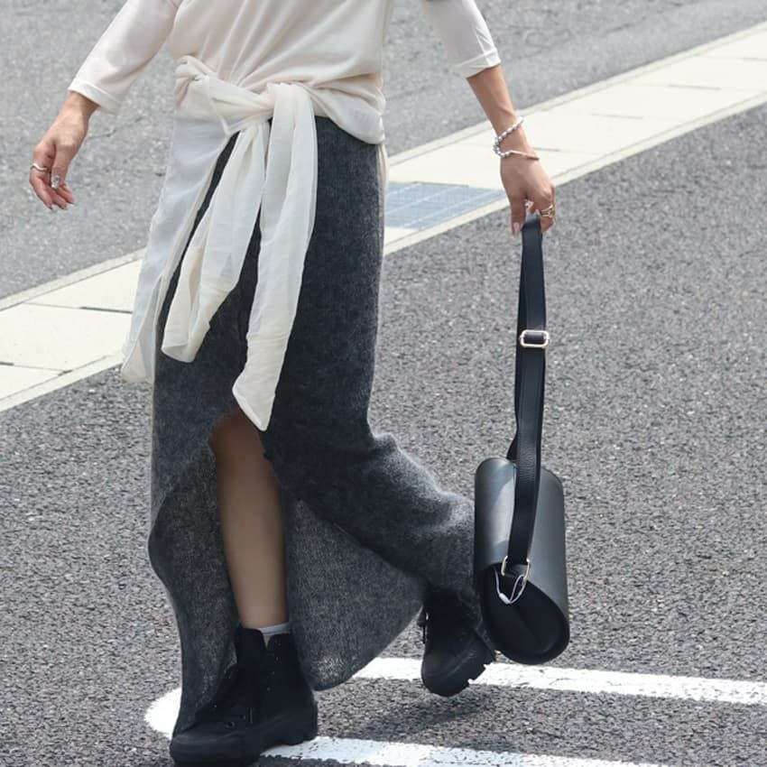 TODAYFUL /トゥデイフル 12520801 Woolmohair Wrap Skirt 25秋冬
