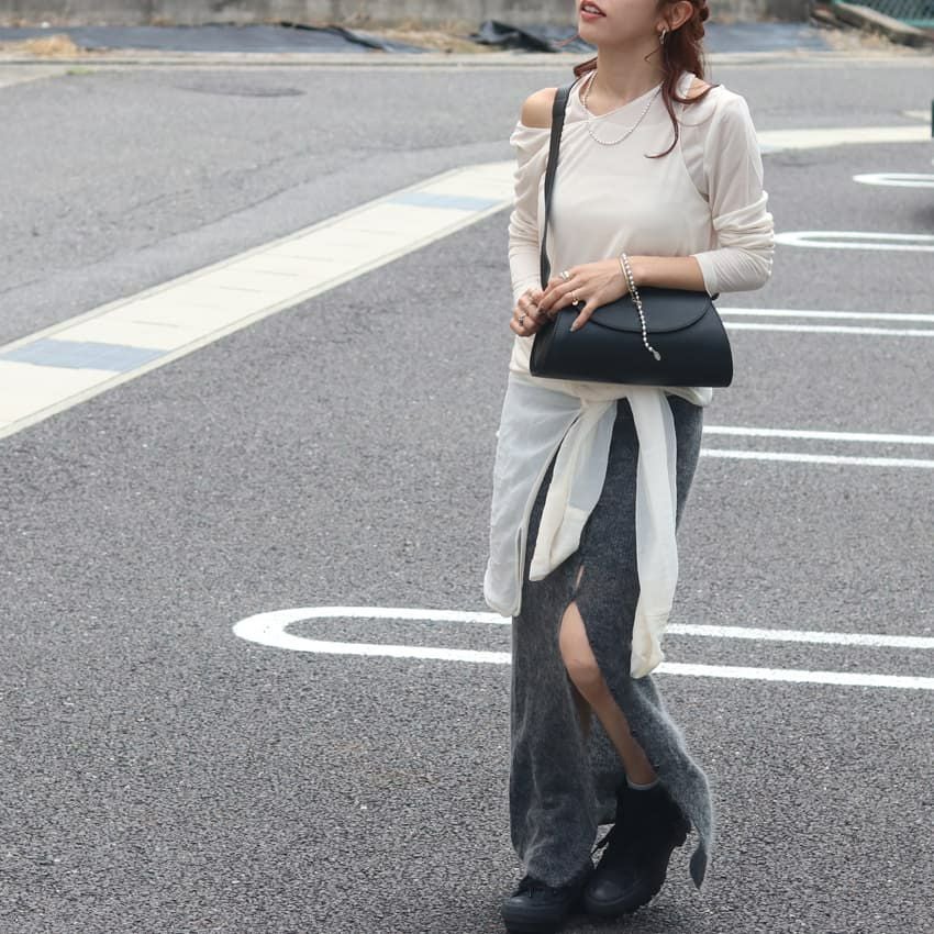 TODAYFUL /トゥデイフル 12520801 Woolmohair Wrap Skirt 25秋冬