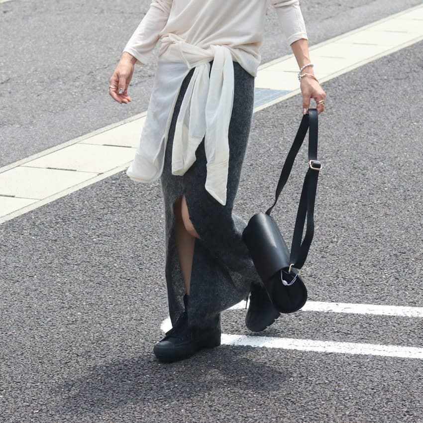 TODAYFUL /トゥデイフル 12520801 Woolmohair Wrap Skirt 25秋冬