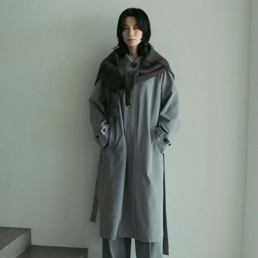 【美品】アンヌークanuke Soutiencollar Raglan Coat anuke/アンヌーク Soutiencollar Raglan Coat 62510002 ロングコート